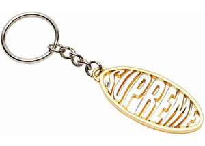 Supreme Oval Keychain