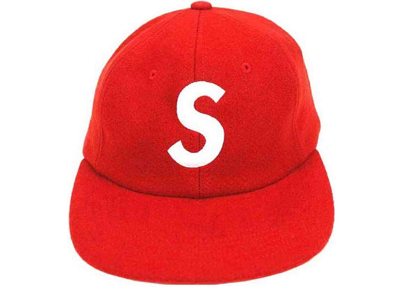 Supreme S Logo Corduroy Camp Cap